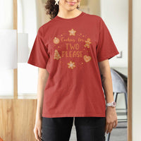 Christmas Pregnant T Shirt For Women Cookies For Two Please Pregnancy Announcement - Wonder Print Shop