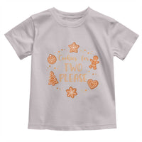 Christmas Pregnant Toddler T Shirt Cookies For Two Please Pregnancy Announcement - Wonder Print Shop