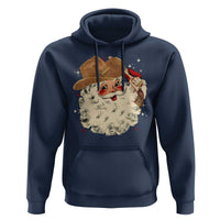 Christmas Cowboy Hoodie Santa Claus Merry Xmas Vintage 90s Western Country