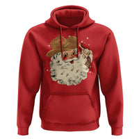 Christmas Cowboy Hoodie Santa Claus Merry Xmas Vintage 90s Western Country