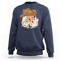 Christmas Cowboy Sweatshirt Santa Claus Vintage 90s Western Country Music Outfit - Wonder Print Shop