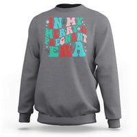 Christmas Pregnancy Announcement Sweatshirt Merry & Pregnant Era Cute Groovy Christmas Holiday Xmas - Wonder Print Shop