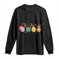 Funny Pickleball Lover Christmas Long Sleeve Shirt