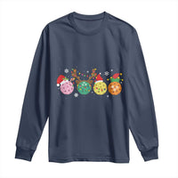 Funny Pickleball Lover Christmas Long Sleeve Shirt