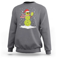 Pickleball Christmas Sweatshirt Santa Hat Snowman Xmas - Wonder Print Shop