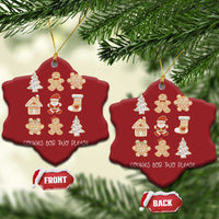Pregnancy Announcement Christmas Ornament Cookies For Two Please Maternity Gift - Wonder Print Shop