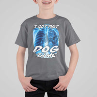 I Got That Dog In Me Wolf Alpha T Shirt For Kid Xray Werewolf - Wonder Print Shop