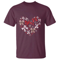 Coquette Valentine's Day Heart Bow T Shirt