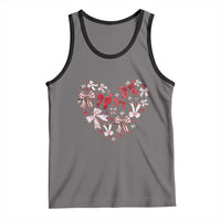 Coquette Valentine's Day Heart Bow Tank Top