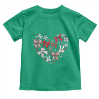 Coquette Valentine's Day Heart Bow Toddler T Shirt