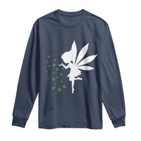 Marijuana Long Sleeve Shirt Weed Fairy Fantasy Leaf Stoner Pot Smoker Cannabis