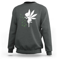 Marijuana Sweatshirt Weed Fairy Fantasy Leaf Stoner Pot Smoker Cannabis - Wonder Print Shop