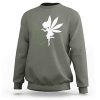 Marijuana Sweatshirt Weed Fairy Fantasy Leaf Stoner Pot Smoker Cannabis - Wonder Print Shop