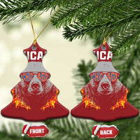 Bears Mascot Christmas Ornament Vintage Retro Chicago - Wonder Print Shop