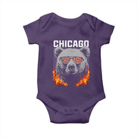 Bears Mascot Baby Onesie Vintage Retro Chicago - Wonder Print Shop
