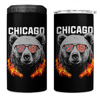 Bears Mascot 4 in 1 Can Cooler Tumbler Vintage Retro Chicago - Wonder Print Shop