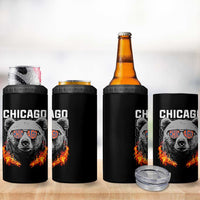 Bears Mascot 4 in 1 Can Cooler Tumbler Vintage Retro Chicago - Wonder Print Shop