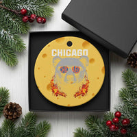 Bears Mascot Ceramic Ornament Vintage Retro Chicago - Wonder Print Shop