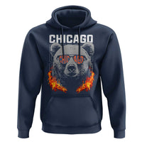Bears Mascot Hoodie Vintage Retro Chicago - Wonder Print Shop