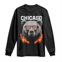 Bears Mascot Long Sleeve Shirt Vintage Retro Chicago - Wonder Print Shop