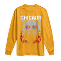 Bears Mascot Long Sleeve Shirt Vintage Retro Chicago - Wonder Print Shop