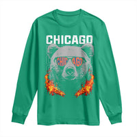 Bears Mascot Long Sleeve Shirt Vintage Retro Chicago - Wonder Print Shop