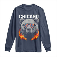 Bears Mascot Long Sleeve Shirt Vintage Retro Chicago - Wonder Print Shop