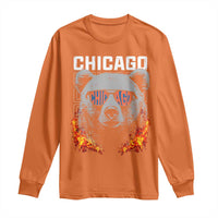 Bears Mascot Long Sleeve Shirt Vintage Retro Chicago - Wonder Print Shop