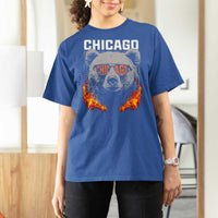 Bears Mascot T Shirt For Women Vintage Retro Chicago - Wonder Print Shop