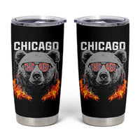 Bears Mascot Tumbler Cup Vintage Retro Chicago - Wonder Print Shop