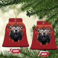 Vintage Chicago Christmas Ornament Retro Graphic Wild Bear Streetwear Bootleg - Wonder Print Shop