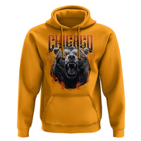 Vintage Chicago Hoodie Retro Graphic Wild Bear Streetwear Bootleg - Wonder Print Shop