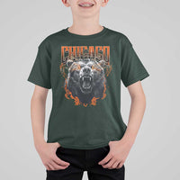 Vintage Chicago T Shirt For Kid Retro Graphic Wild Bear Streetwear Bootleg - Wonder Print Shop