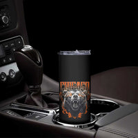 Vintage Chicago Skinny Tumbler Retro Graphic Wild Bear Streetwear Bootleg - Wonder Print Shop