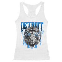 Lion Lovers Racerback Tank Top Detroit Fan Apparel