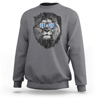 Lion Lovers Sweatshirt Wearing Glasses Retro Vintage Style Detroit Fan - Wonder Print Shop