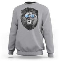 Lion Lovers Sweatshirt Wearing Glasses Retro Vintage Style Detroit Fan - Wonder Print Shop