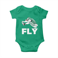 Philly Fan Baby Onesie Barkley Backwards Hurdle - Wonder Print Shop