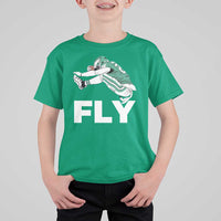 Philly Fan T Shirt For Kid Barkley Backwards Hurdle - Wonder Print Shop