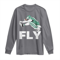 Philly Fan Long Sleeve Shirt Barkley Backwards Hurdle - Wonder Print Shop