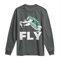 Philly Fan Long Sleeve Shirt Barkley Backwards Hurdle - Wonder Print Shop