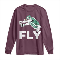 Philly Fan Long Sleeve Shirt Barkley Backwards Hurdle - Wonder Print Shop