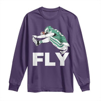 Philly Fan Long Sleeve Shirt Barkley Backwards Hurdle - Wonder Print Shop
