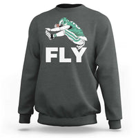 Philly Fan Sweatshirt Barkley Backwards Hurdle - Wonder Print Shop
