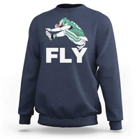 Philly Fan Sweatshirt Barkley Backwards Hurdle - Wonder Print Shop