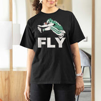 Philly Fan T Shirt For Women Barkley Backwards Hurdle - Wonder Print Shop