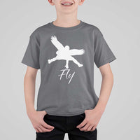 Eagles Fly T Shirt For Kid Philadelphia Birds Spirit - Wonder Print Shop