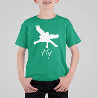 Eagles Fly T Shirt For Kid Philadelphia Birds Spirit - Wonder Print Shop