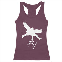 Eagles Fly Racerback Tank Top Philadelphia Birds Spirit - Wonder Print Shop