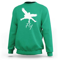 Eagles Fly Sweatshirt Philadelphia Birds Spirit - Wonder Print Shop